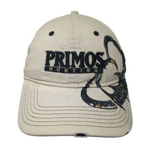 Primos Hunting Slideback Hat Tan One Size Adjustable Embroidered